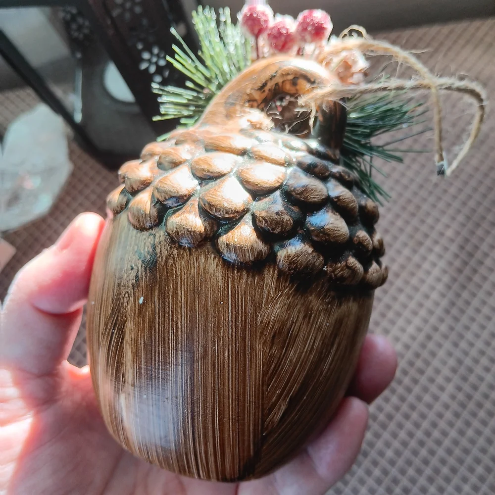 Pinecone Fairie lantern- w/ Stars Nwots - Picture 9 of 10